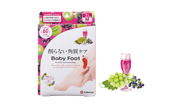 -香りと潤いを届けるフットケア- ❝カシス×シャルドネの香り❞の数量限定アイテムが登場。 秋冬の乾燥対策はベビーフットでつるスベ足! -「ベビーフット カシス&シャルドネの香り」2025年10月3日(金)発売-