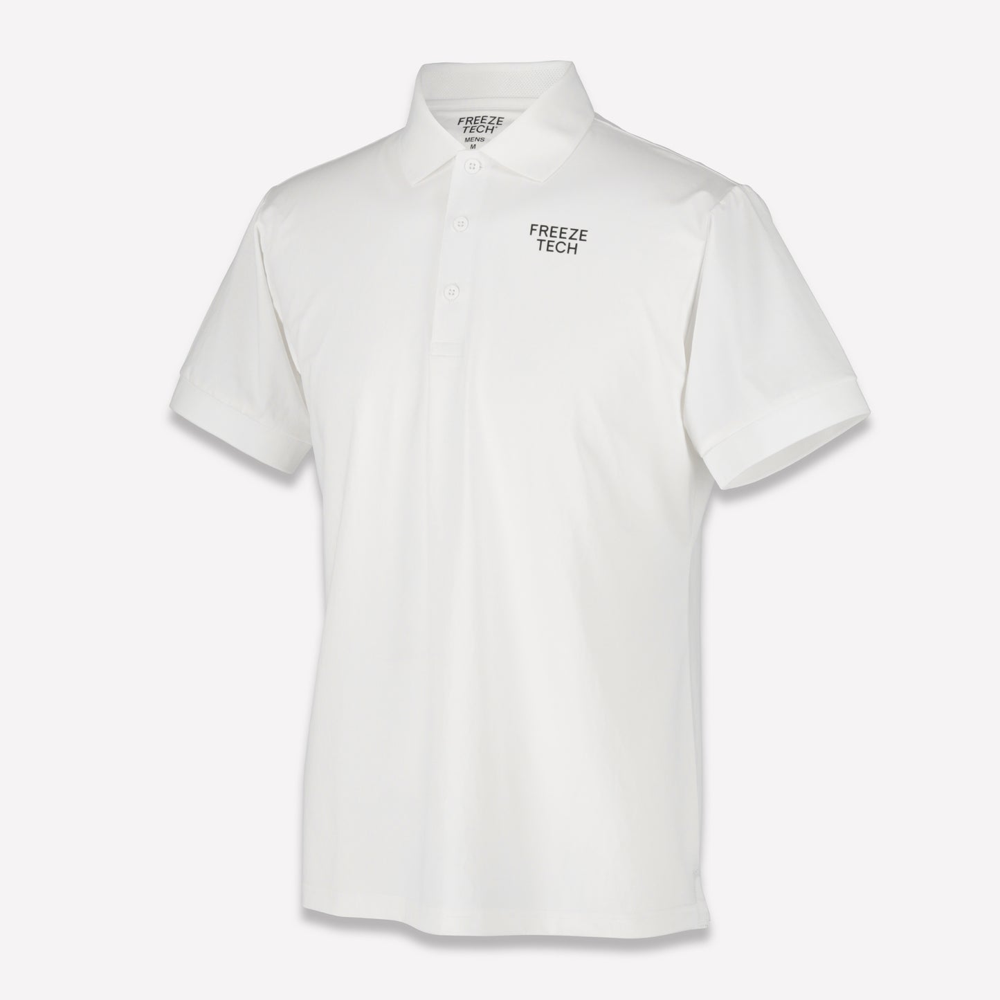 FREEZE TECH 氷撃α GOLF LINE Men’s ベーシックポロシャツ Black White LIDEF FT26SS
