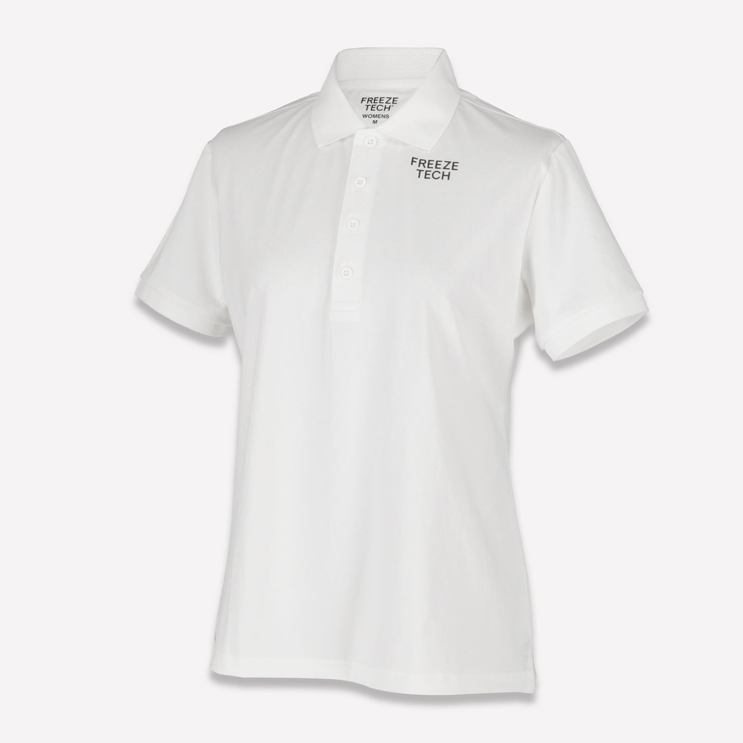 FREEZE TECH 氷撃α GOLF LINE Women’s ベーシックポロシャツ Black White LIDEF FT26SS