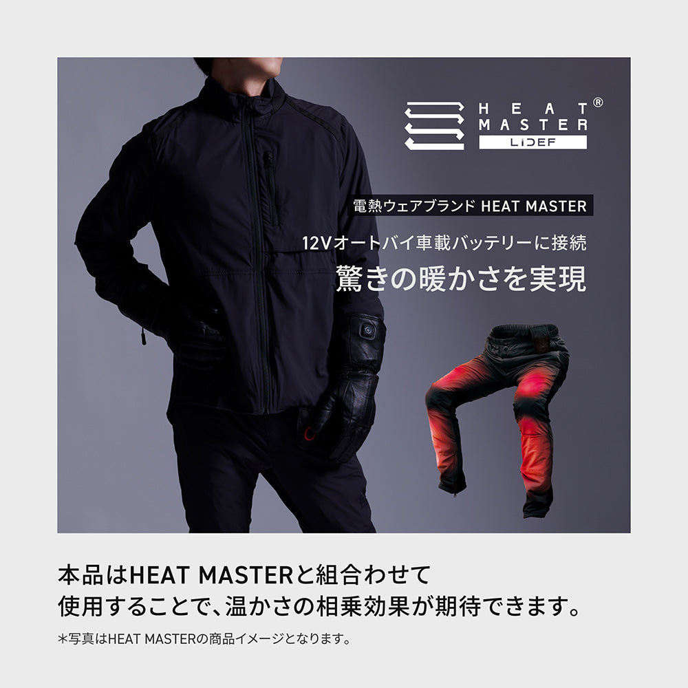 ThermOne サーモワン 膝上ロング丈ソックス Black
