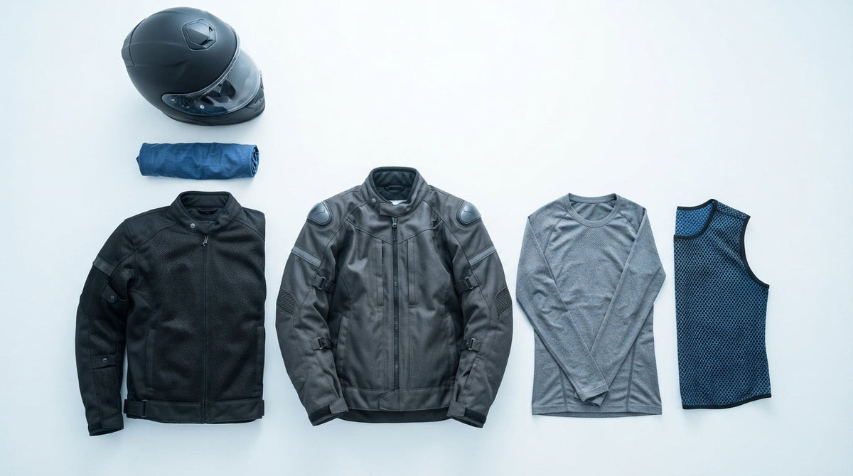 バイク用ジャケットの選び方完全ガイド|素材・機能・季節別対策