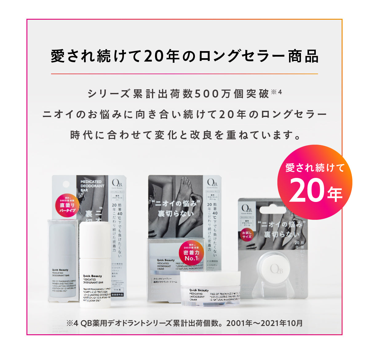 QB薬用デオドラントクリーム30g+6g 40C