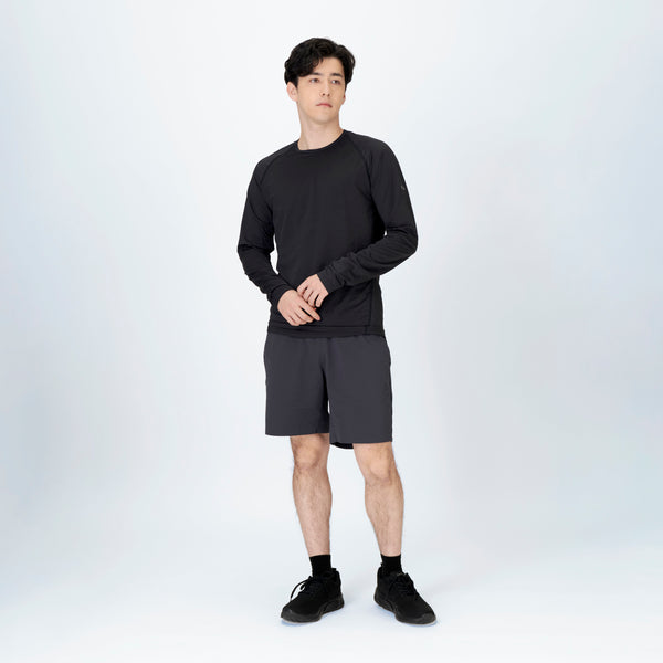 FREEZE TECH 氷撃α 冷感シャツ長袖クルーネック White Black LIDEF FT25SS - メディア 13