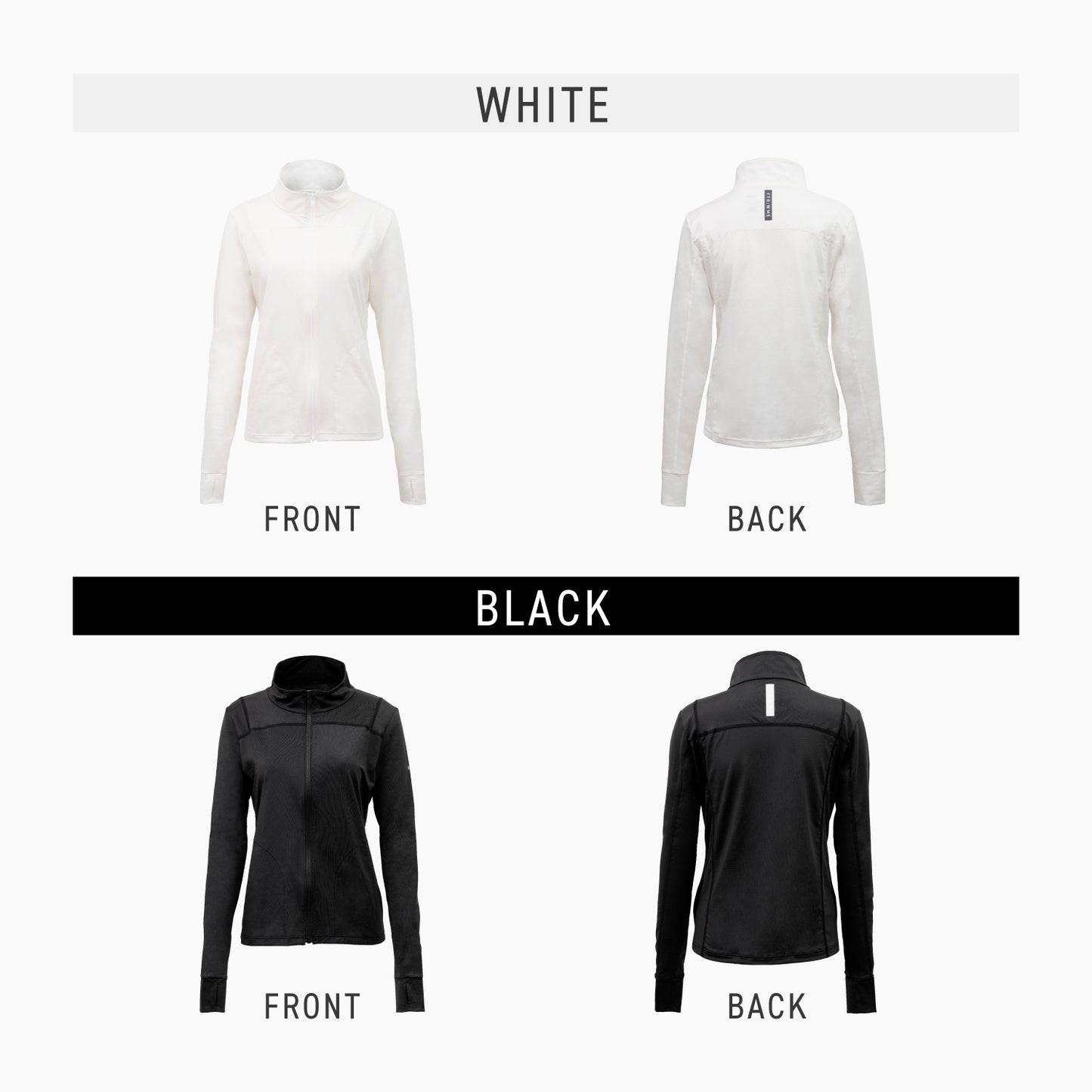 FREEZE TECH 氷撃α WOMENS  冷感コンパクトジャケット White Black LIDEF FT25SS