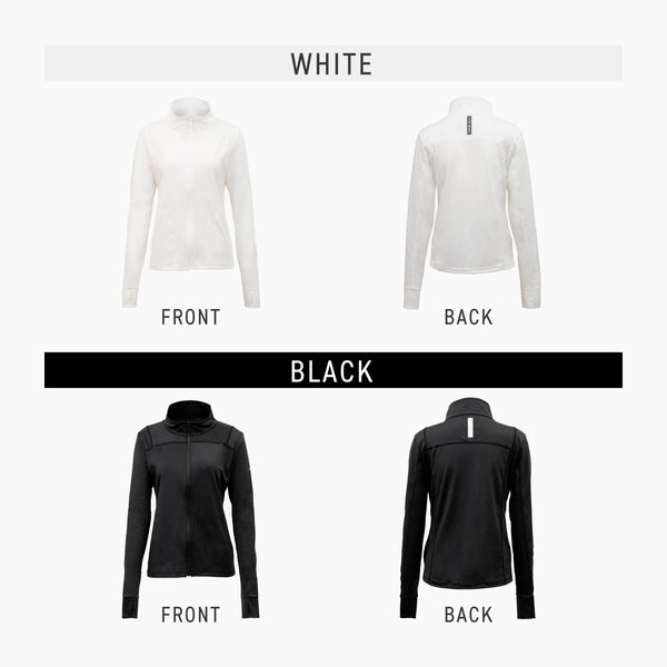 FREEZE TECH 氷撃α WOMENS  冷感コンパクトジャケット White Black LIDEF FT25SS - メディア 13