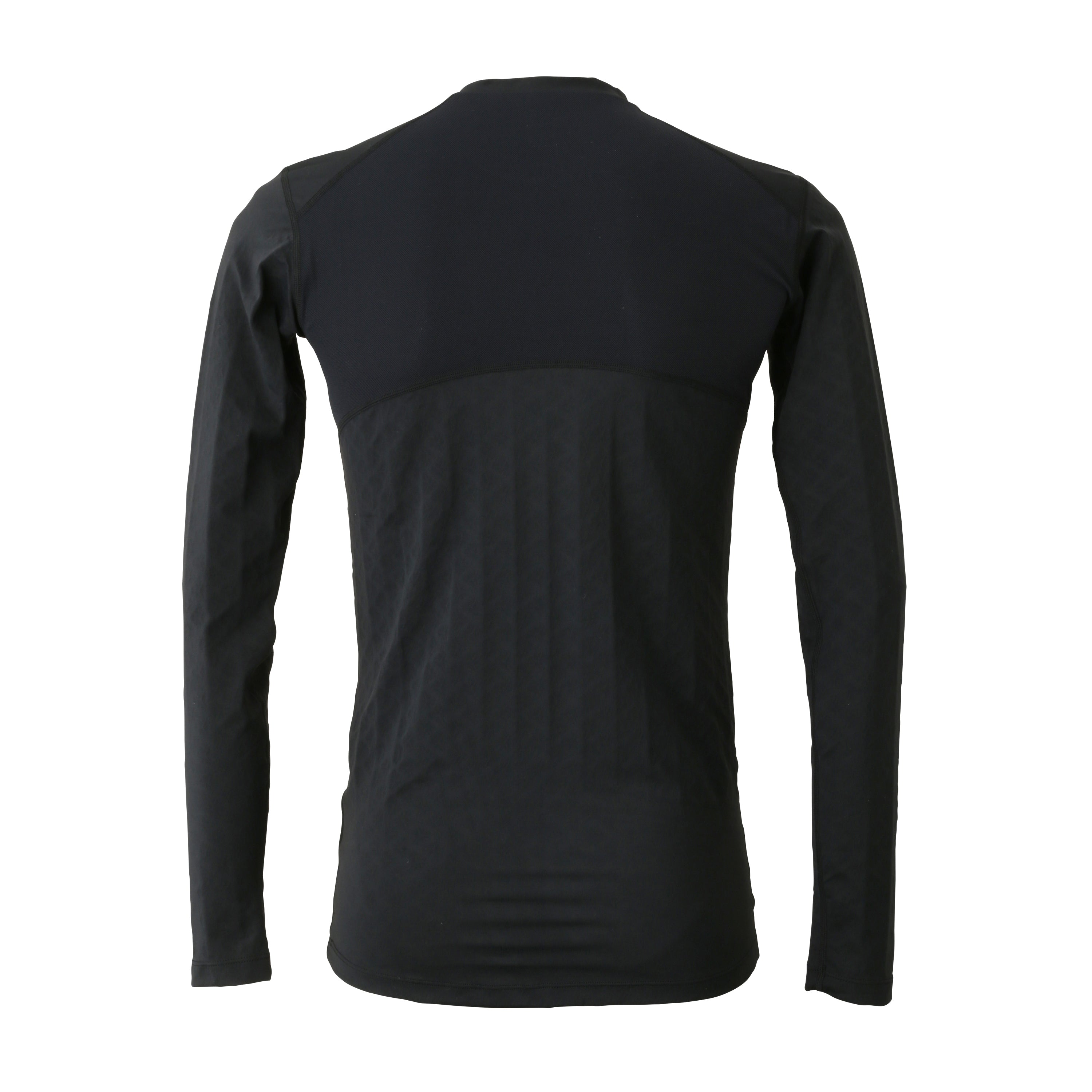 FREEZE TECH SPORTS 冷感シャツ長袖クルーネック Black White LIDEF