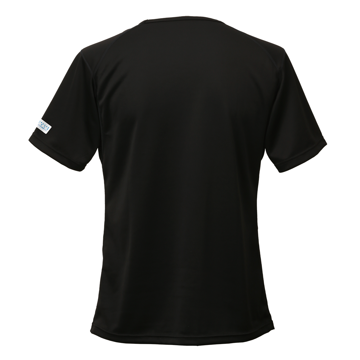 FREEZE TECH SPORTS レギュラーフィット 冷感シャツ 半袖クルーネック Black Navy LIDEF