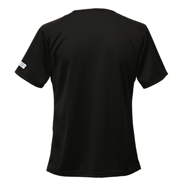 FREEZE TECH SPORTS レギュラーフィット 冷感シャツ 半袖クルーネック Black Navy LIDEF - メディア 3