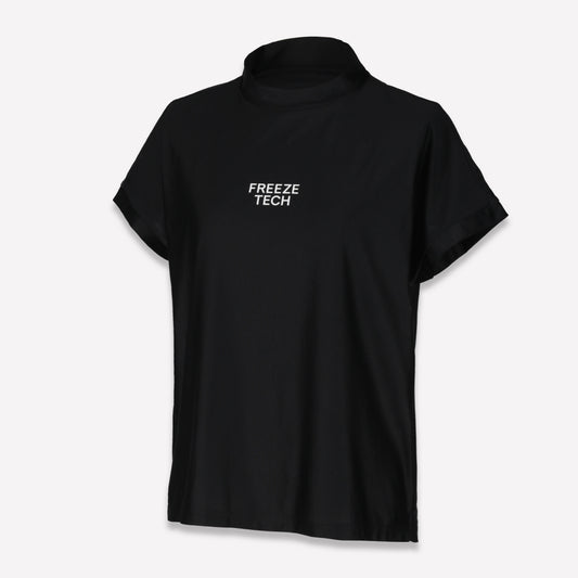 FREEZE TECH 氷撃 GOLF LINE Women’s リラックスシャツ Black White LIDEF FT26SS