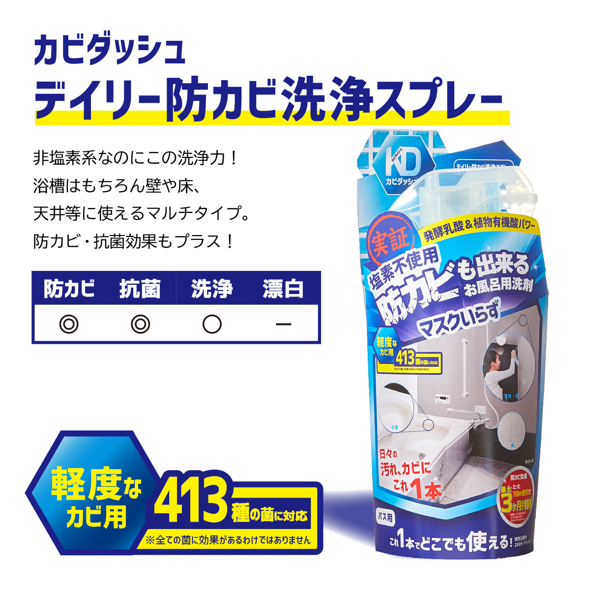 カビダッシュ デイリー防カビ洗浄スプレー