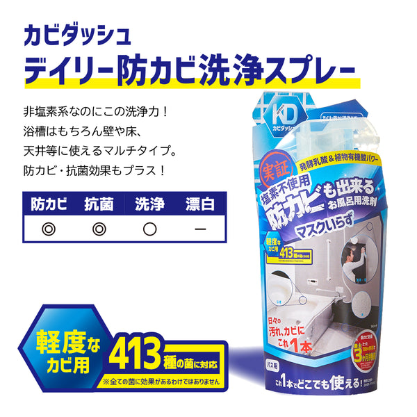 カビダッシュ デイリー防カビ洗浄スプレー - メディア 3