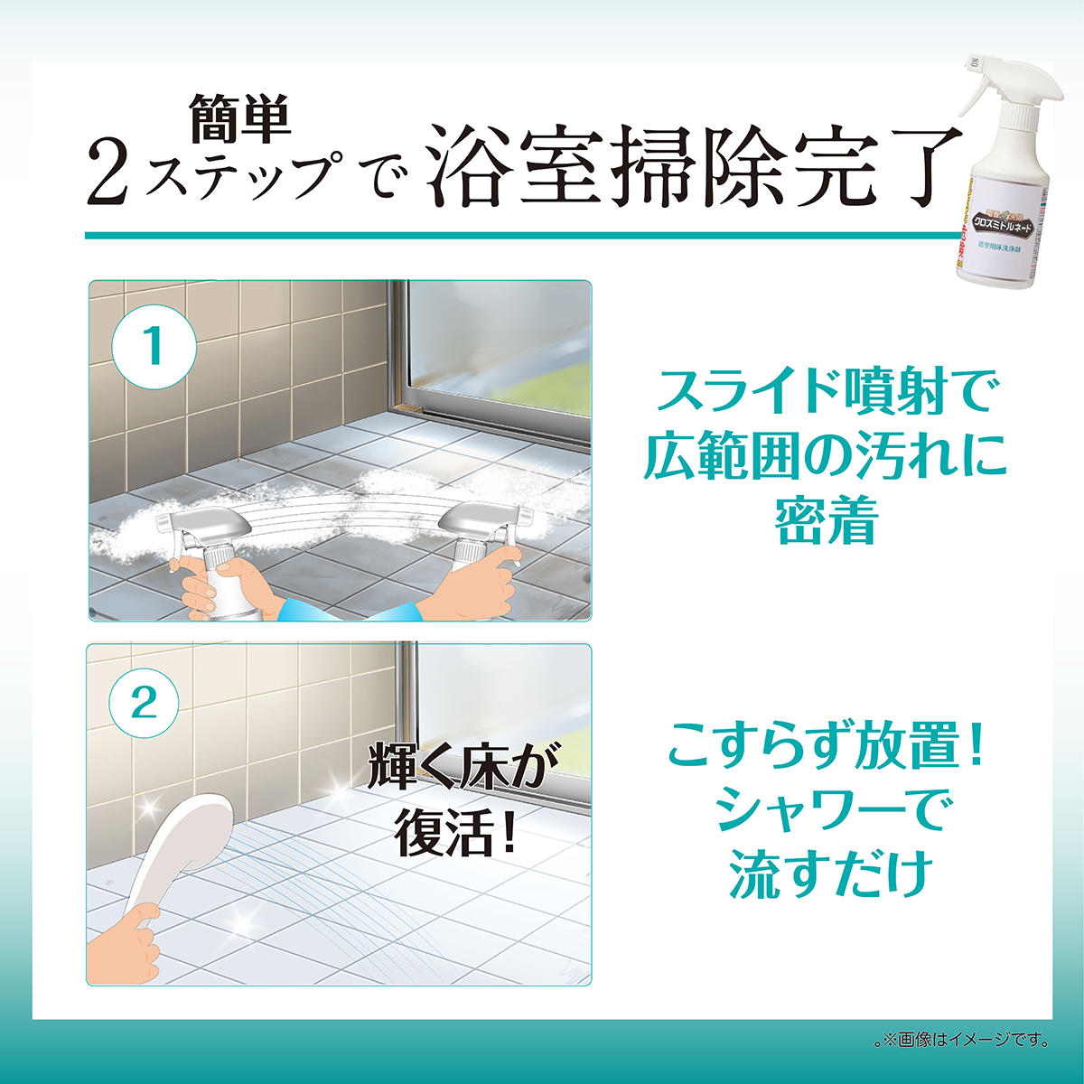 クロズミトルネード 浴室用床洗浄剤