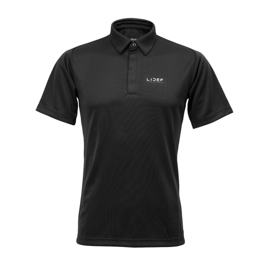 FREEZE TECH SPORTS 冷感ベンチレーション付きポロシャツ Black LIDEF
