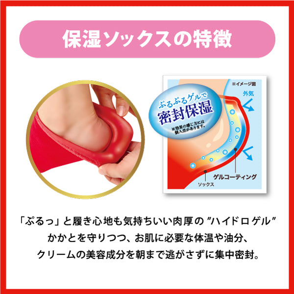 ベビーフット保湿密封ソックス ローズ/ ラベンダー - メディア 5