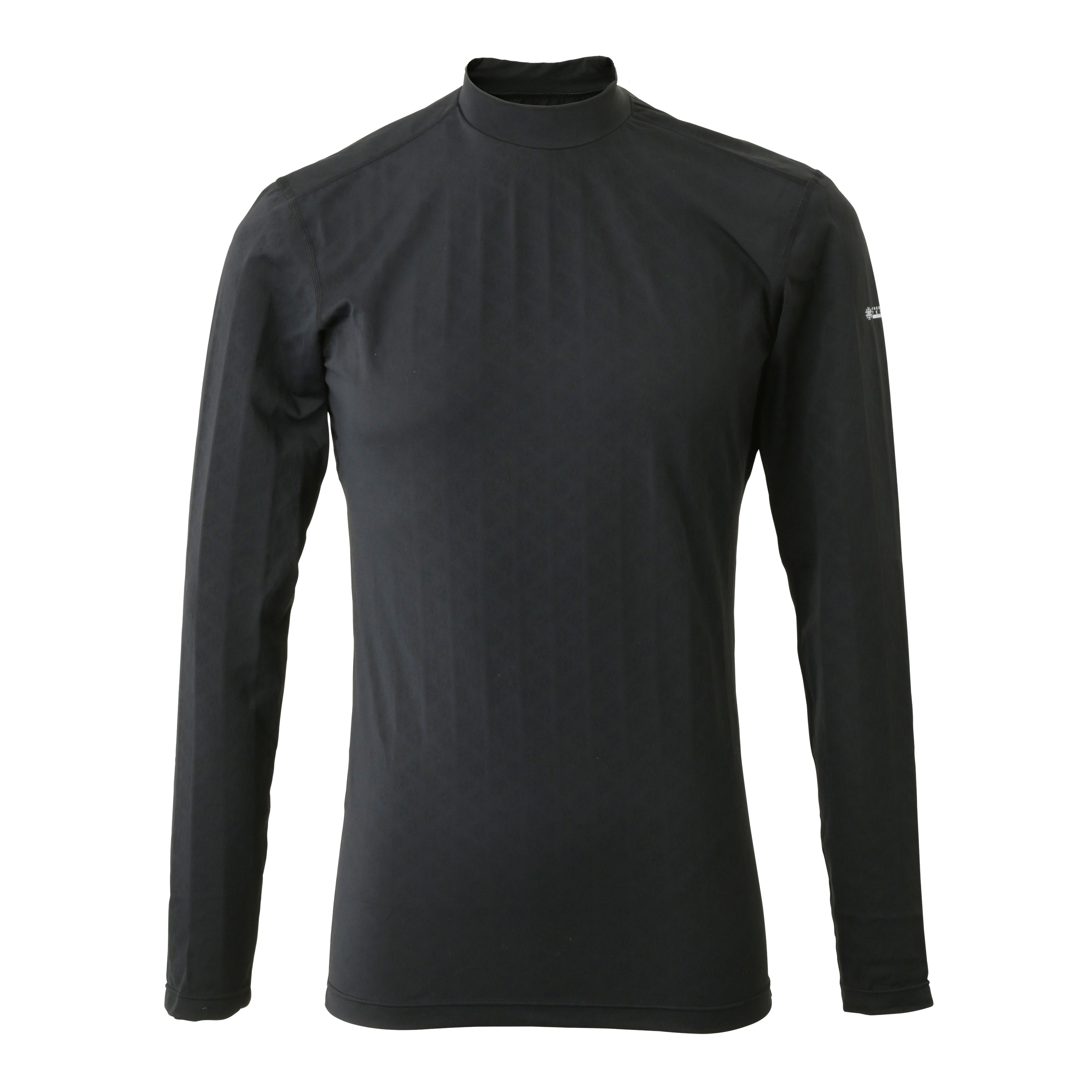 FREEZE TECH SPORTS 冷感シャツ長袖ローネック Black White LIDEF