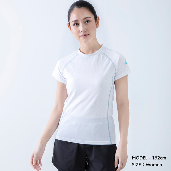 FREEZE TECH SPORTS 冷感シャツ 半袖 クルーネック Black White Green Yellow Red Blue - メディア 15