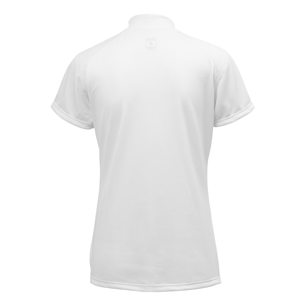 FREEZE TECH SPORTS レギュラーフィット 冷感半袖モックネック(WOMEN) Navy White LIDEF