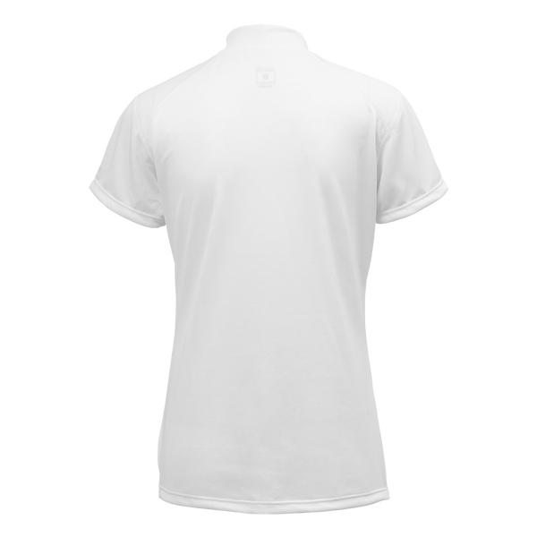 FREEZE TECH SPORTS レギュラーフィット 冷感半袖モックネック(WOMEN) Navy White LIDEF - メディア 13