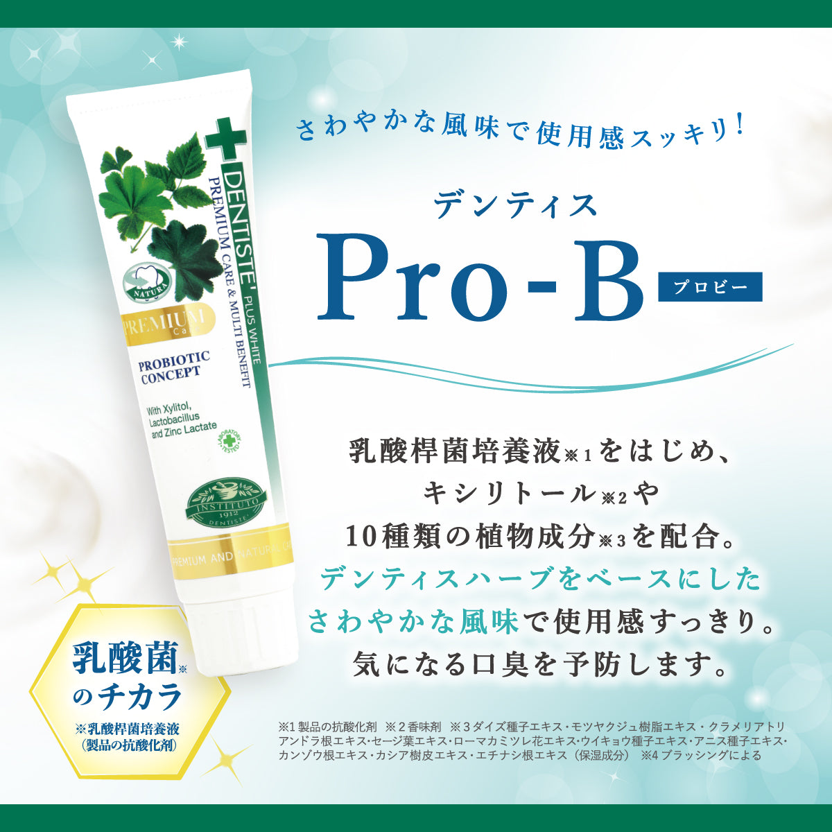 デンティスロゴ入り携帯用ミラー付 デンティス チューブタイプ 100g