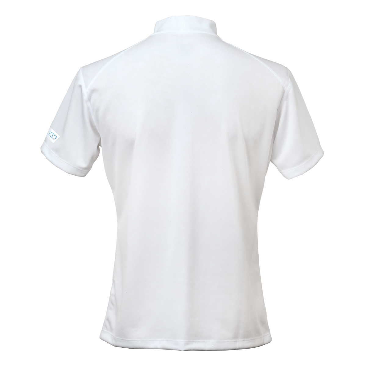 FREEZE TECH SPORTS レギュラーフィット 冷感シャツ 半袖モックネック Navy White LIDEF