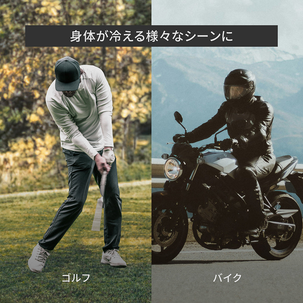 ThermOne サーモワン 膝上ロング丈ソックス Black