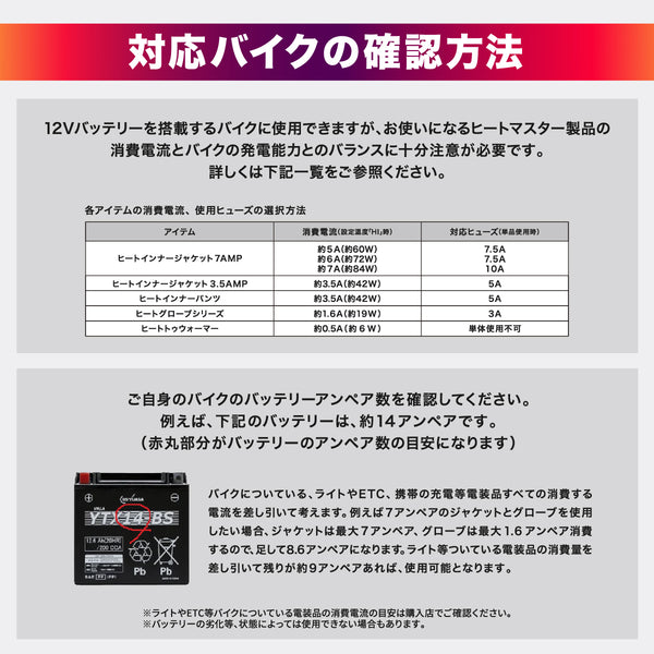 Heat Master 12Vヒートインナージャケット スポーツタイプ 3.5AMP LIDEF - メディア 15