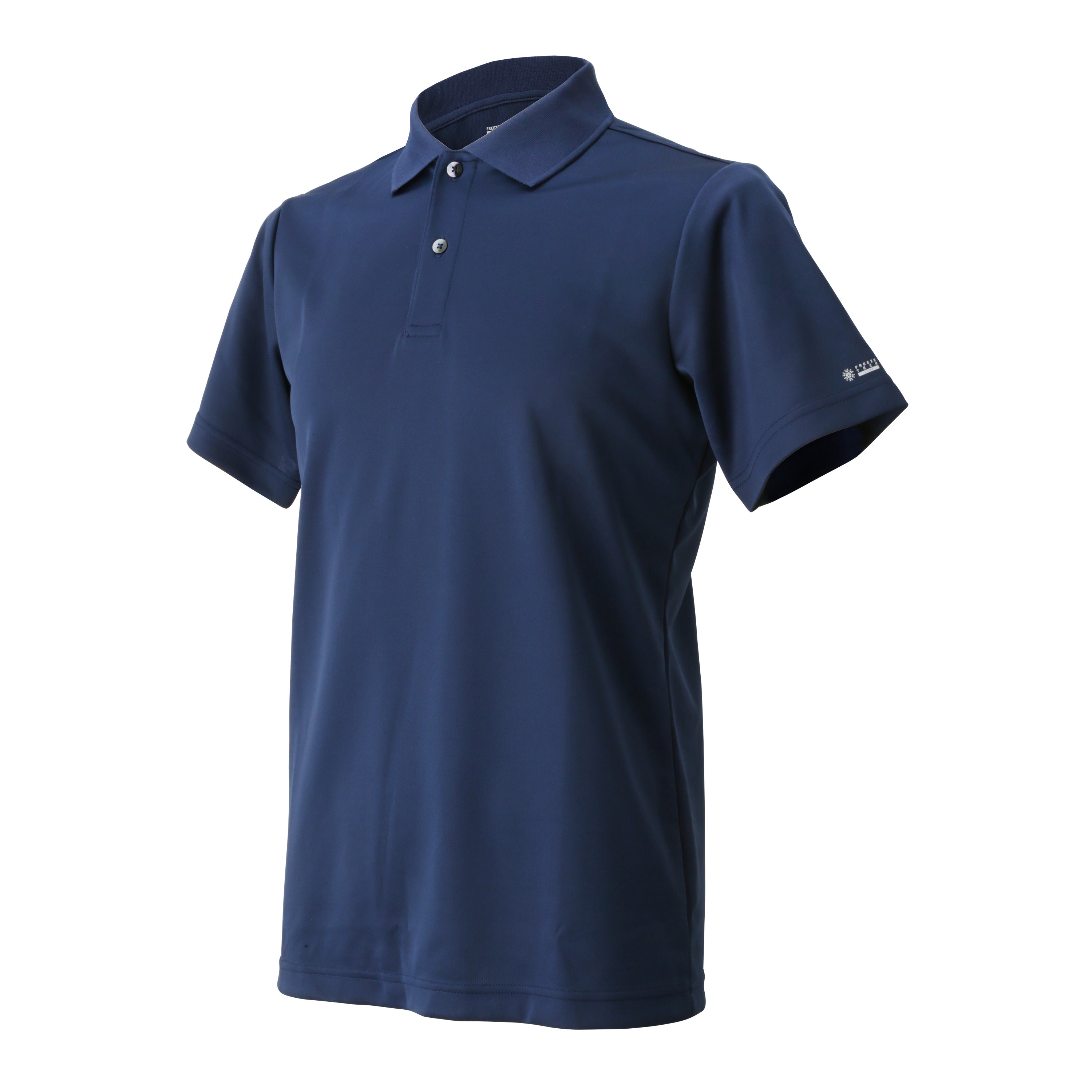 FCRB FREEZE TECH S/S POLO　ポロシャツ FREEZE TECH DAILY 冷感ポロシャツ Navy Black LIDEF – LIBERTA ONLINE