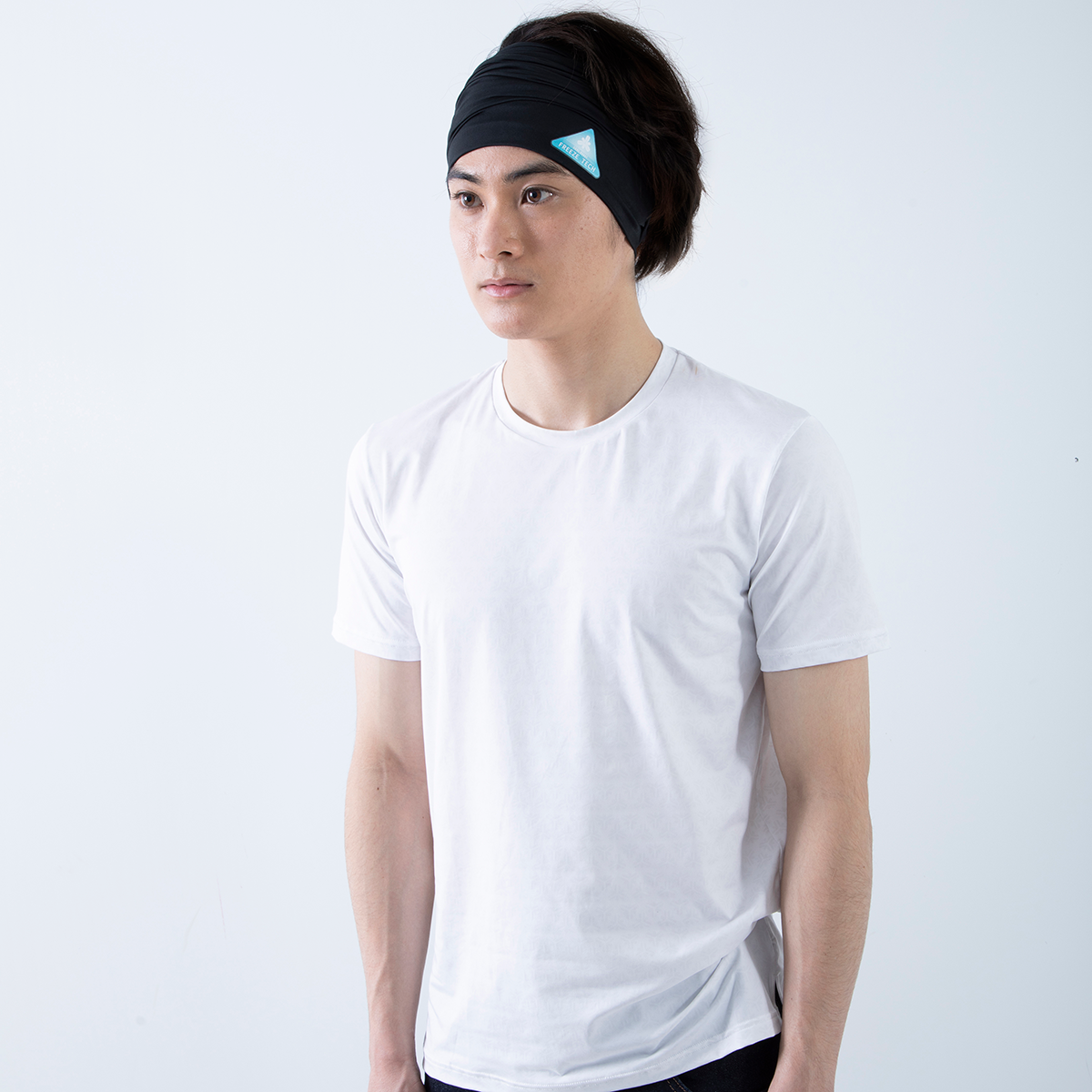 FREEZE TECH ACCESSORY 冷感ロングネックゲーター Black White