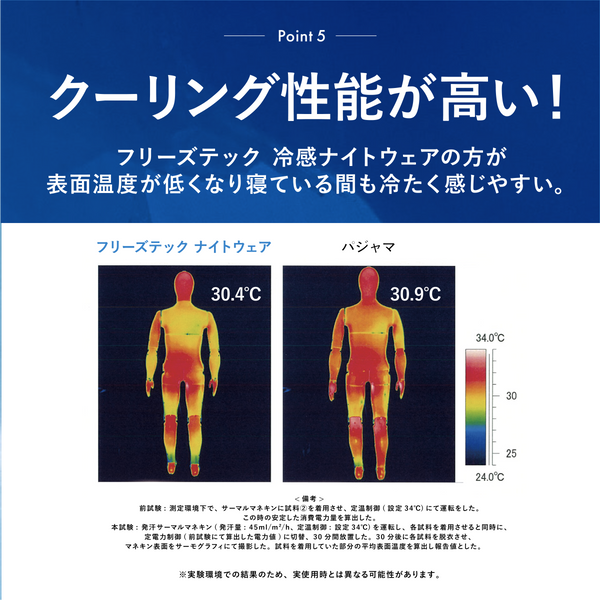 FREEZE TECH DAILY 冷感ナイトウェア Light.Blue - メディア 20