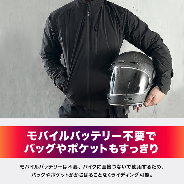 Heat Master 12Vヒートインナージャケット アーバンタイプ 3.5AMP LIDEF - メディア 12