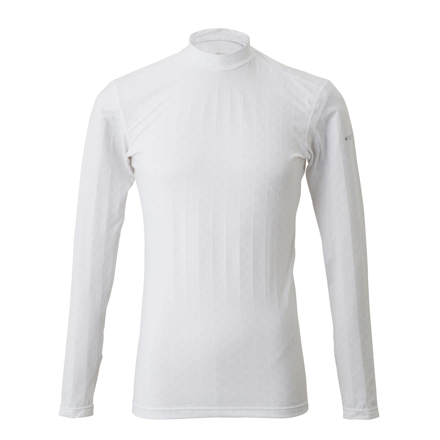 FREEZE TECH SPORTS 冷感シャツ長袖ローネック Black White LIDEF