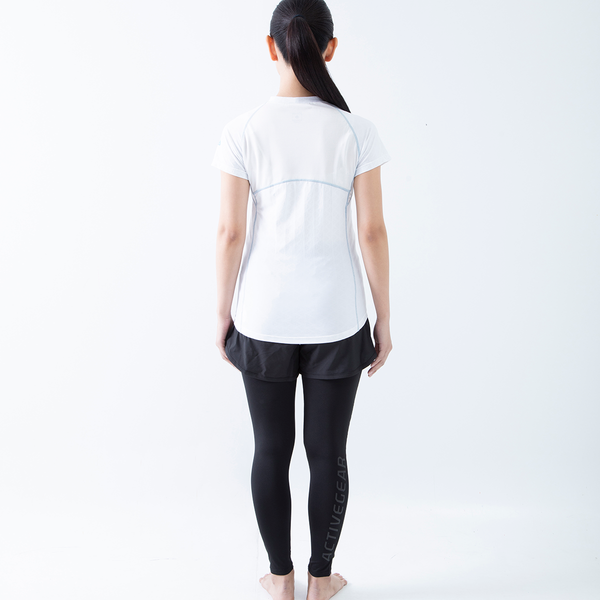 FREEZE TECH SPORTS 冷感シャツ 半袖 クルーネック Black White Green Yellow Red Blue - メディア 17