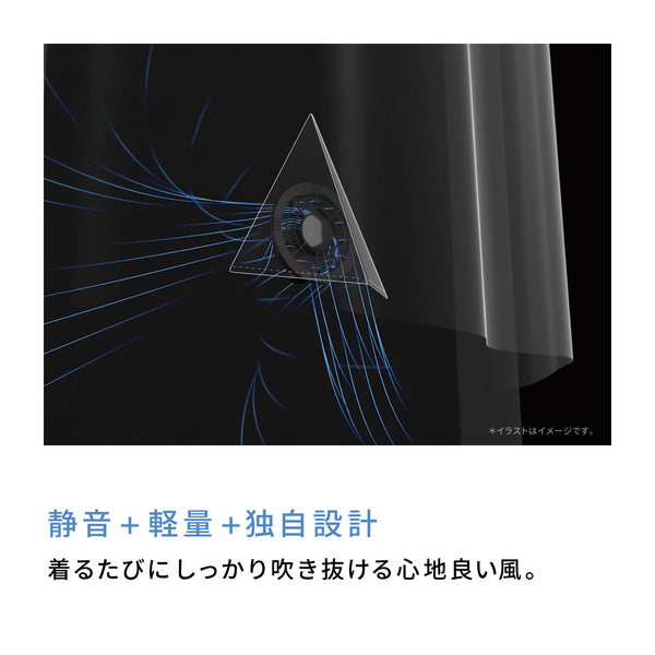 FREEZE TECH Air ゴルフベスト Black White LIDEF FT26SS - メディア 5