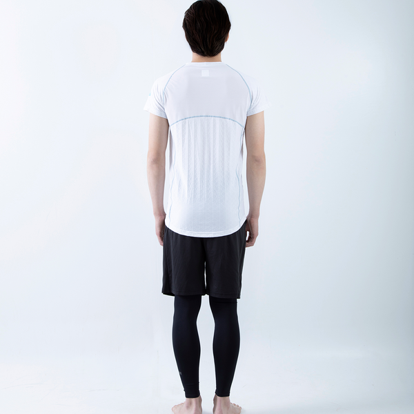 FREEZE TECH SPORTS 冷感シャツ 半袖 クルーネック Black White Green Yellow Red Blue - メディア 14