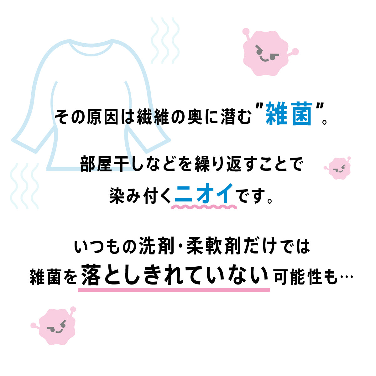 洗技 衣類のニオイ除去剤