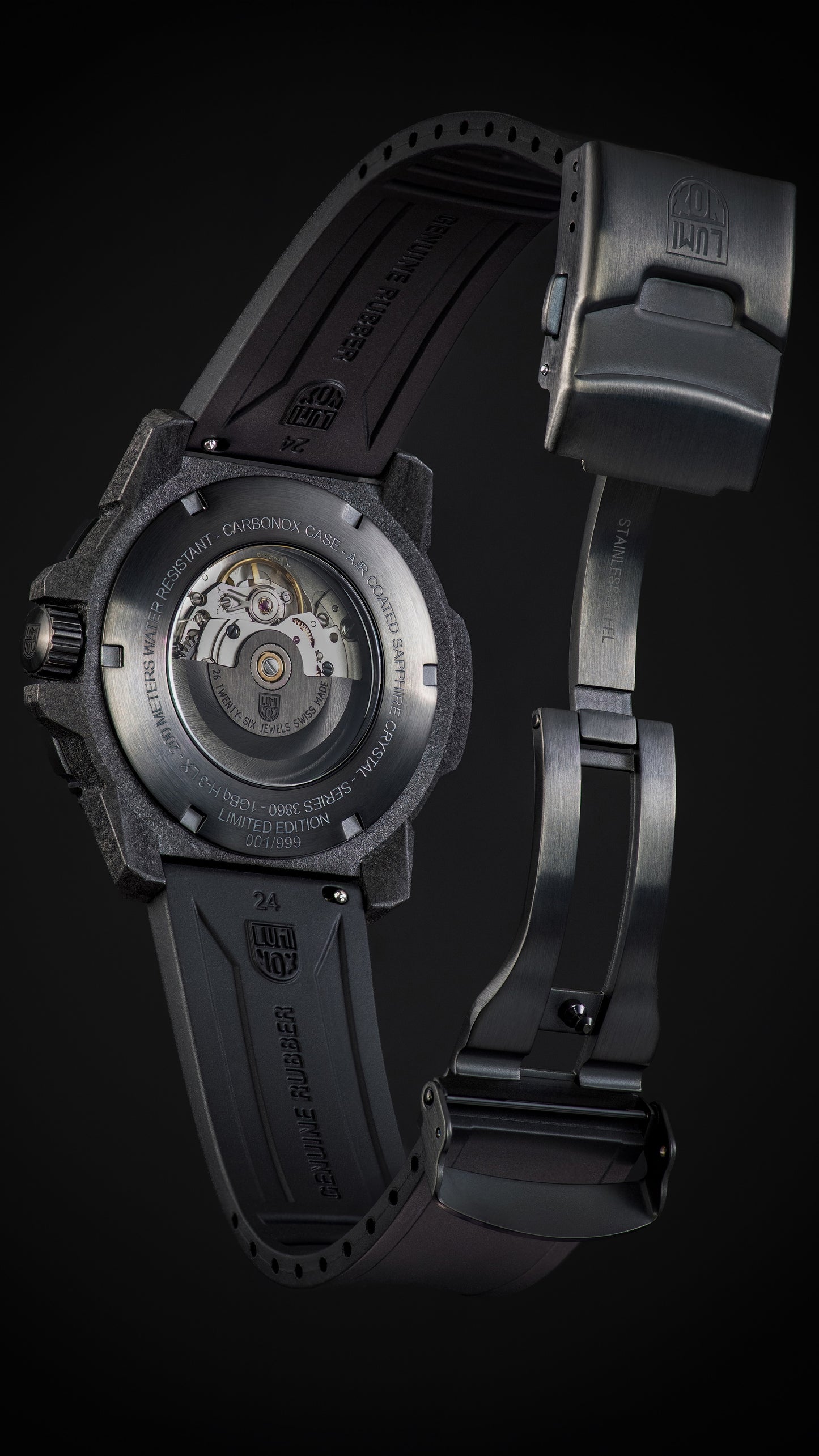 【WORLD LIMITED】MASTER CARBON SEAL AUTOMATIC 3860 SERIES Ref.3865.GOLD.LTD