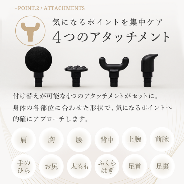 ラルーナ 筋膜リリースガン ゴールド - メディア 12