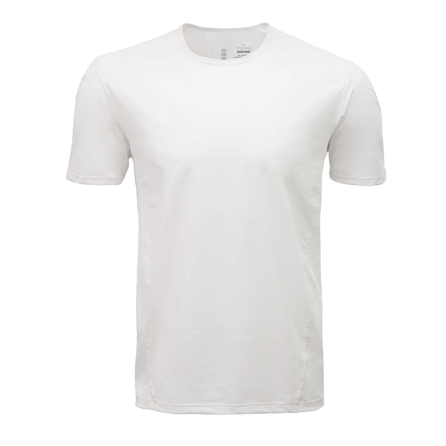 FREEZE TECH 氷撃α レギュラーフィット 冷感シャツ 半袖クルーネック White Black LIDEF FT25SS