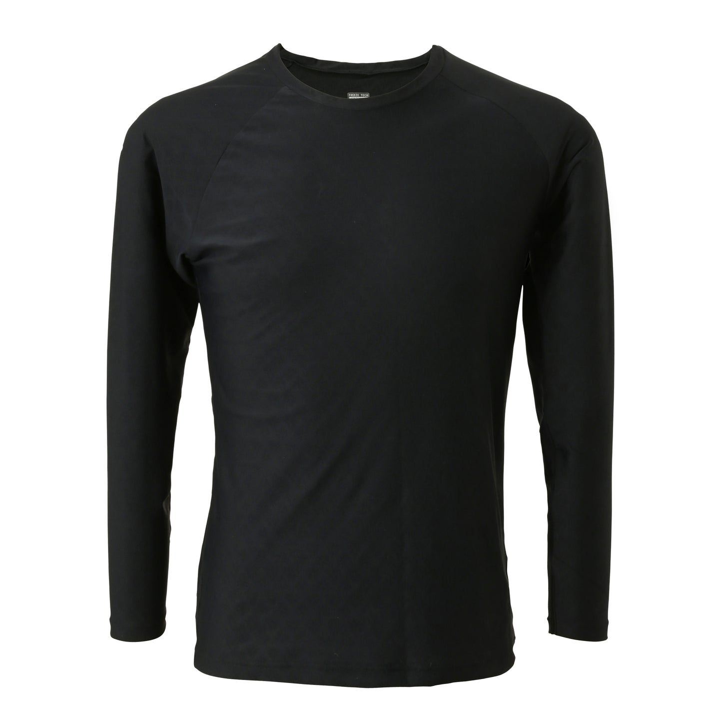 FREEZE TECH WORK 冷感シャツ長袖クルーネック White Black LIDEF