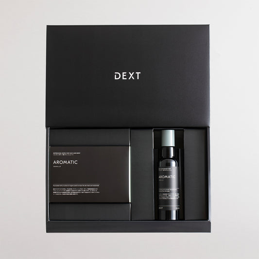 DEXT GIFT SET フェイス、ボディー用リフレッシュシート＆ワキ、ボディー用ボディデオドラントミスト