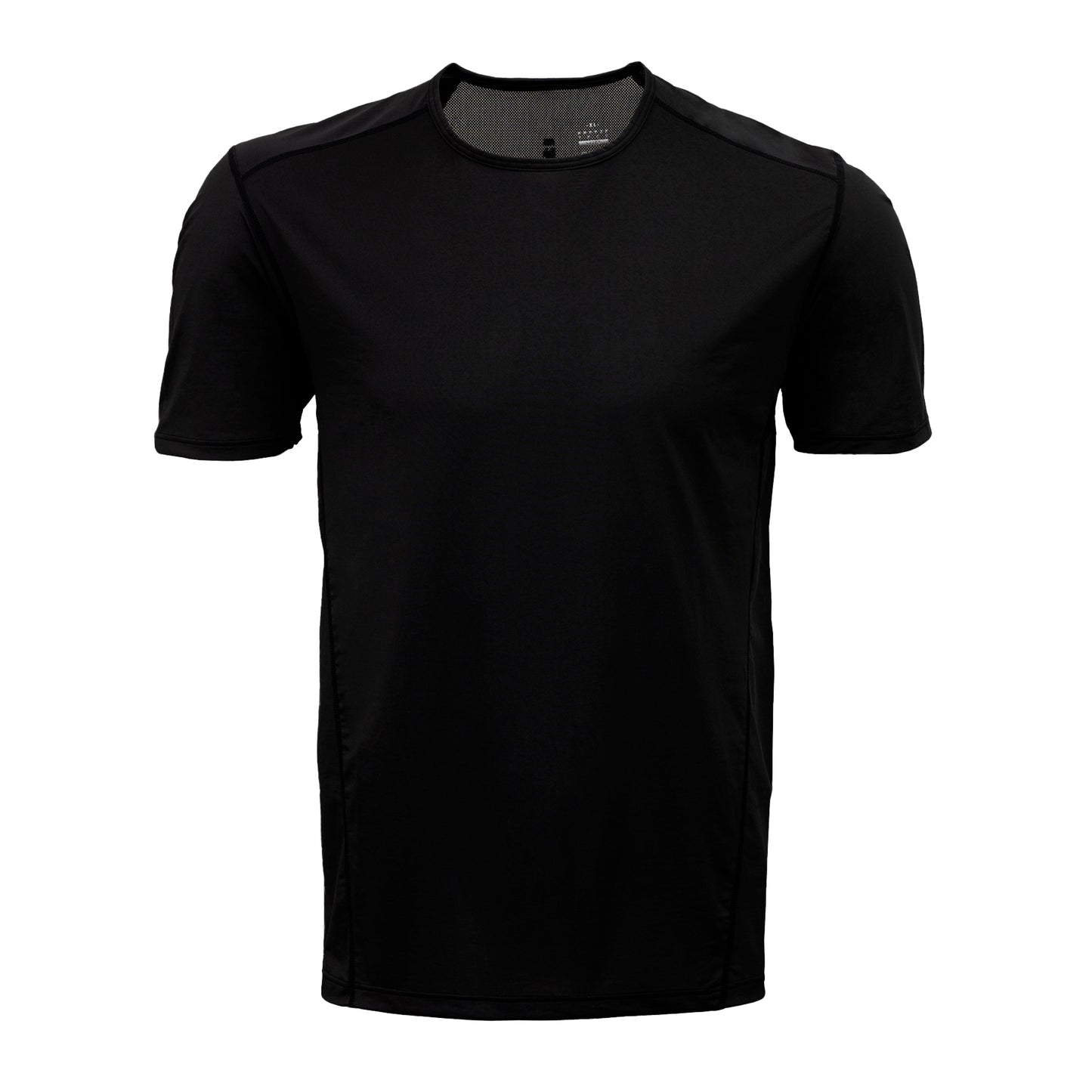FREEZE TECH 氷撃α レギュラーフィット 冷感シャツ 半袖クルーネック White Black LIDEF FT25SS