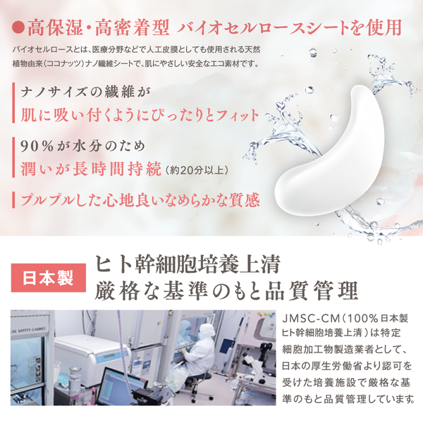 新品 ｂｅ－１０プレミアムバイオセルアイシート６０枚 「ヒト幹細胞培養液」配合 be-10 プレミアム BC アイシート 90ml/60枚入 – LIBERTA ONLINE STORE