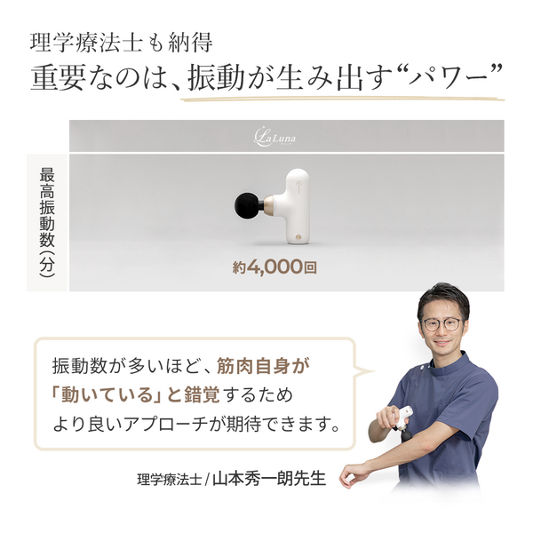 ラルーナ 筋膜リリースガン ゴールド - メディア 4