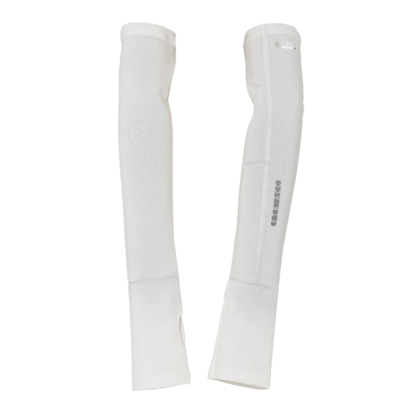 FREEZE TECH 氷撃α 冷感アームカバー サムホールタイプ 両腕用 White Black LIDEF