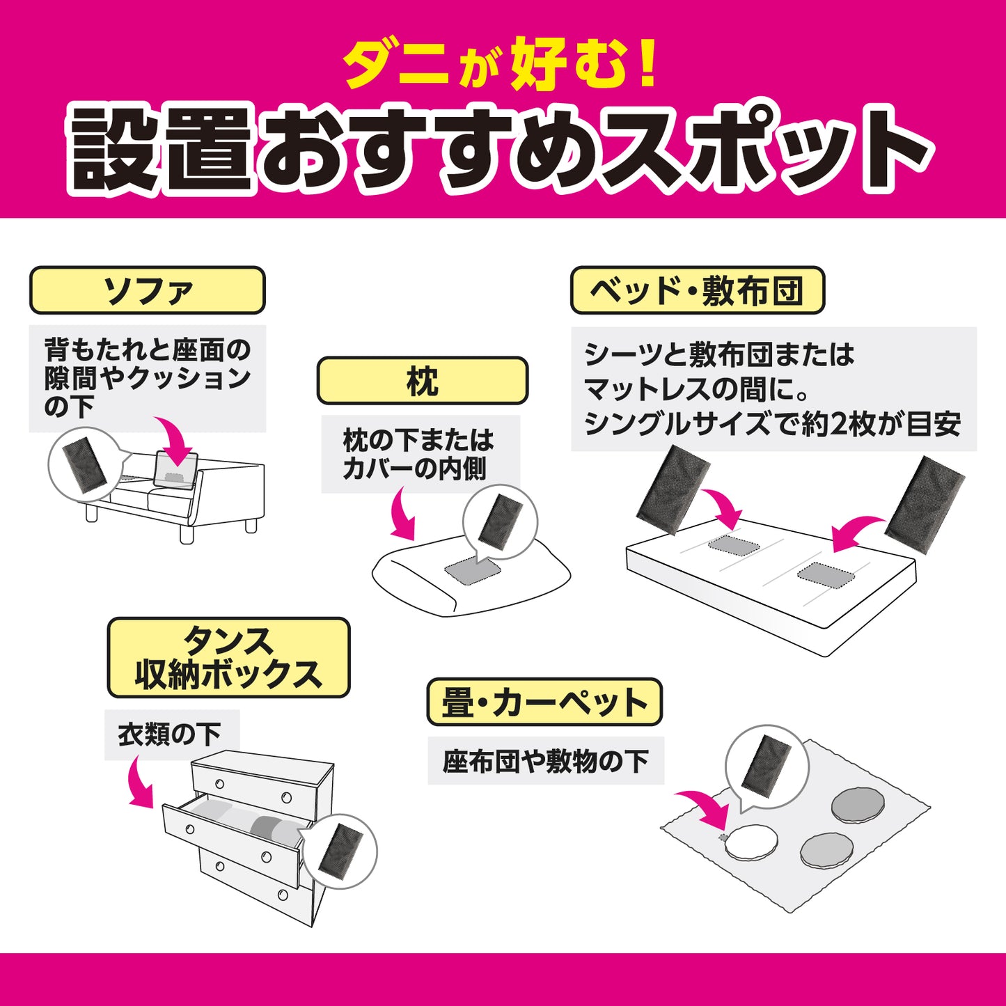 さよならダニー （4枚入り） 1個〜5個セット