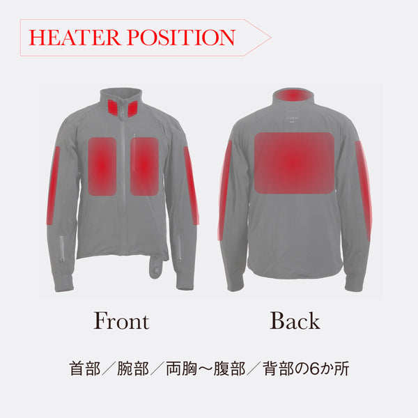 Heat Master 12Vヒートインナージャケット アーバンタイプ 3.5AMP LIDEF - メディア 4