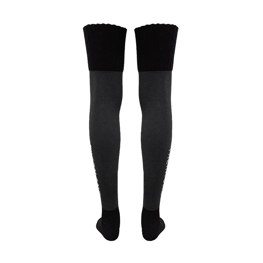 ThermOne サーモワン 膝上ロング丈ソックス Black
