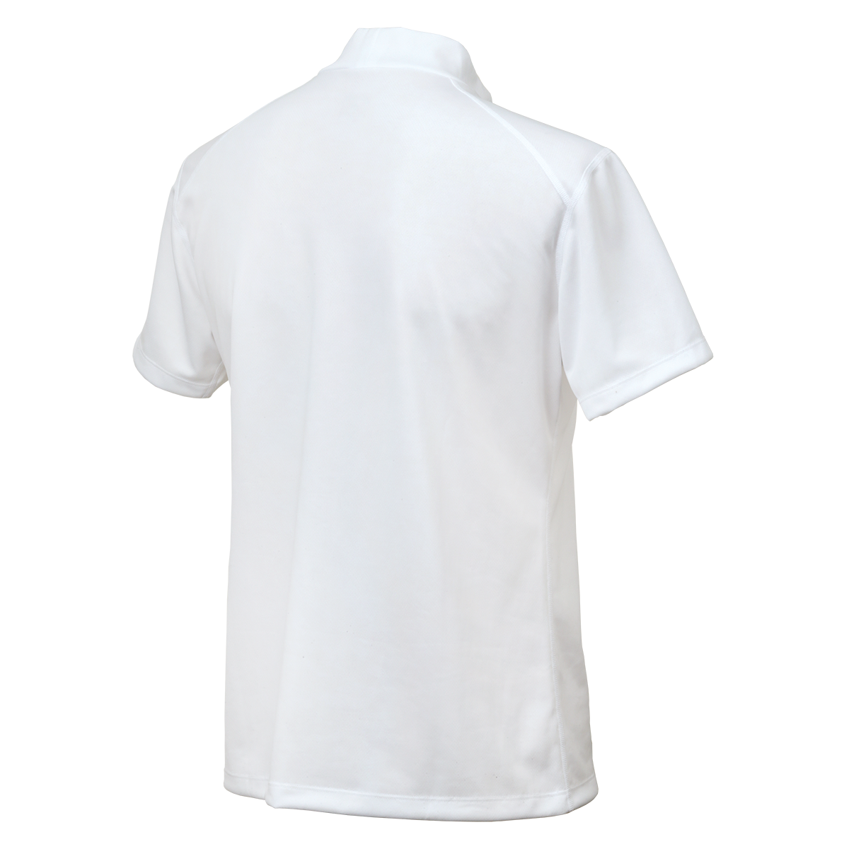 FREEZE TECH SPORTS レギュラーフィット 冷感シャツ 半袖モックネック Navy White LIDEF