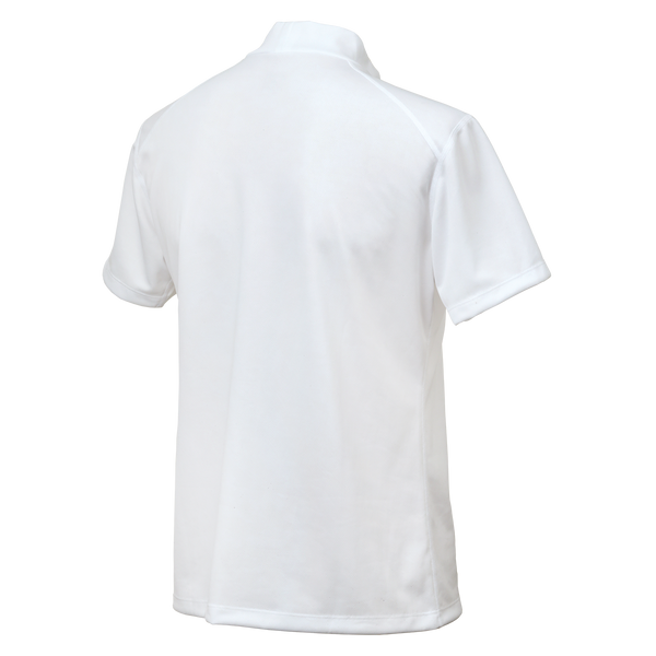 FREEZE TECH SPORTS レギュラーフィット 冷感シャツ 半袖モックネック Navy White LIDEF - メディア 16