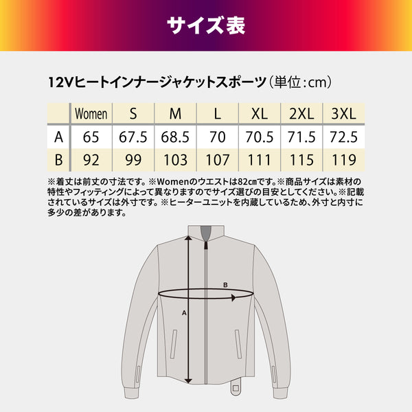Heat Master 12Vヒートインナージャケット スポーツタイプ 3.5AMP LIDEF - メディア 17